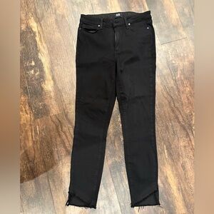 Paige Black Hoxton Ankle Jeans